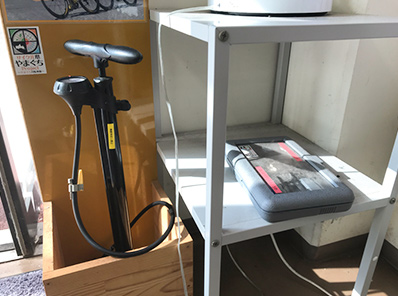 写真：空気入れ